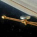 Vintage Krementz mother of pearl & onyx tuxedo antique