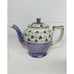 Vintage Purple Japan Luster Ware Teapot Set Creamer Sugar Porcelain Floral