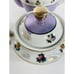 Vintage Purple Japan Luster Ware Teapot Set Creamer Sugar Porcelain Floral