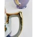 Vintage Purple Japan Luster Ware Teapot Set Creamer Sugar Porcelain Floral