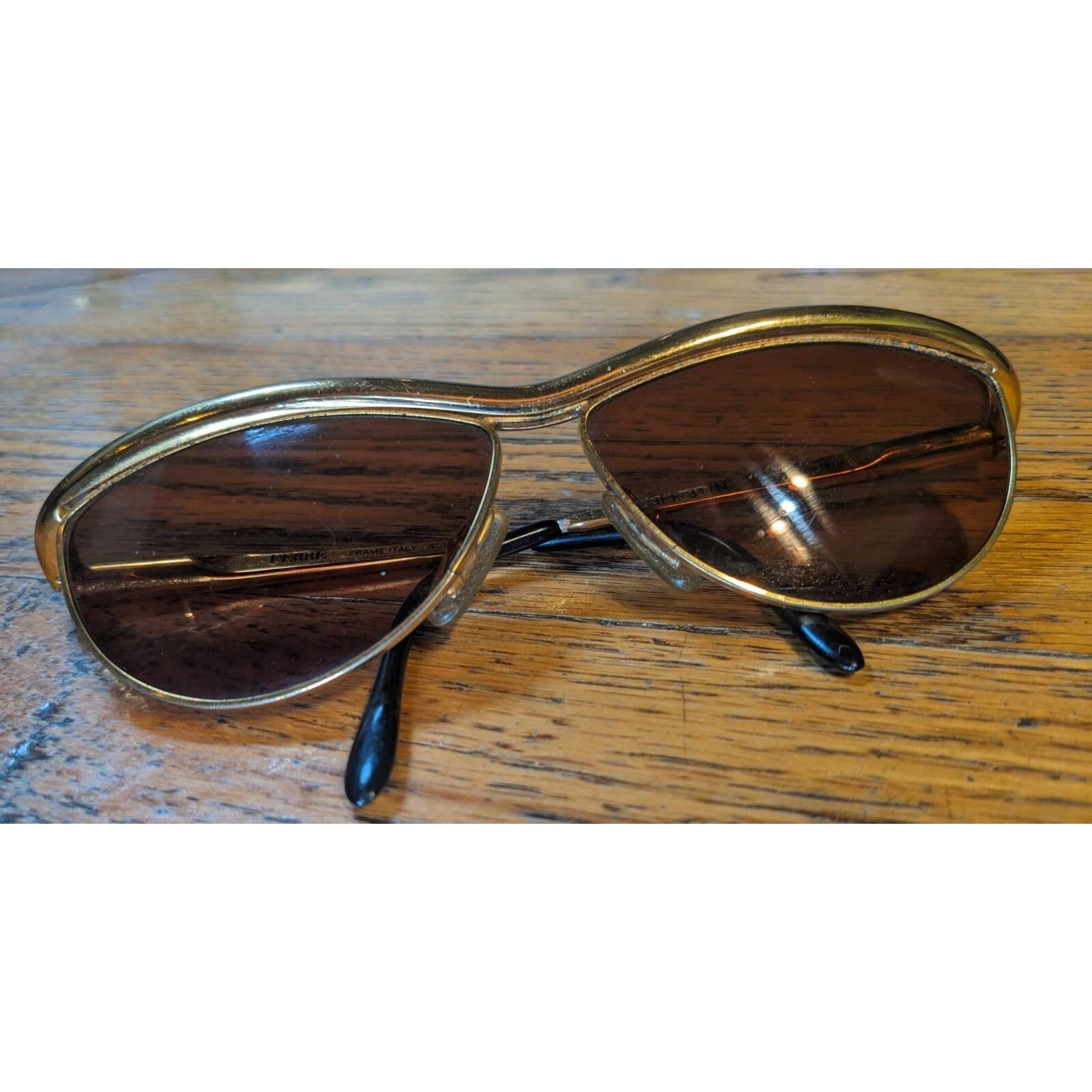 Gianfranco Ferre Gold Frame Vintage Sunglasses Made in Italy
