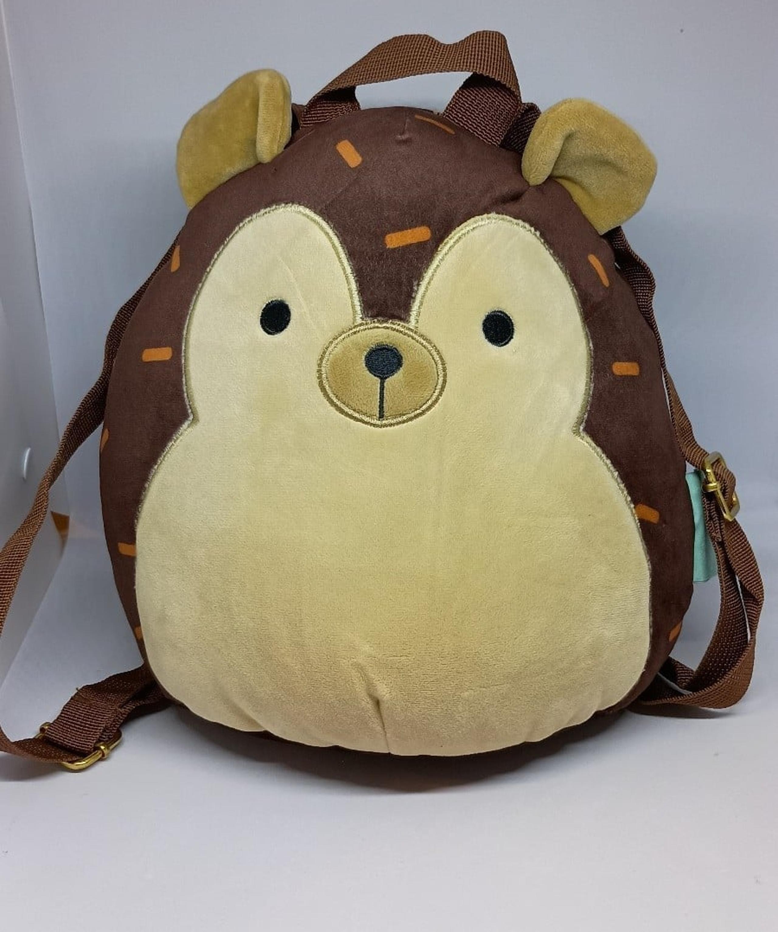 Squishmallows Hans the Hedgehog Backpack Stuffed Plush