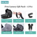 Hot Mom Baby Stroller High Landscape Reversible Luxury Baby Carriage,Black