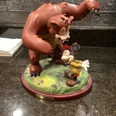Disney Mickey Mouse with bear big fig statue