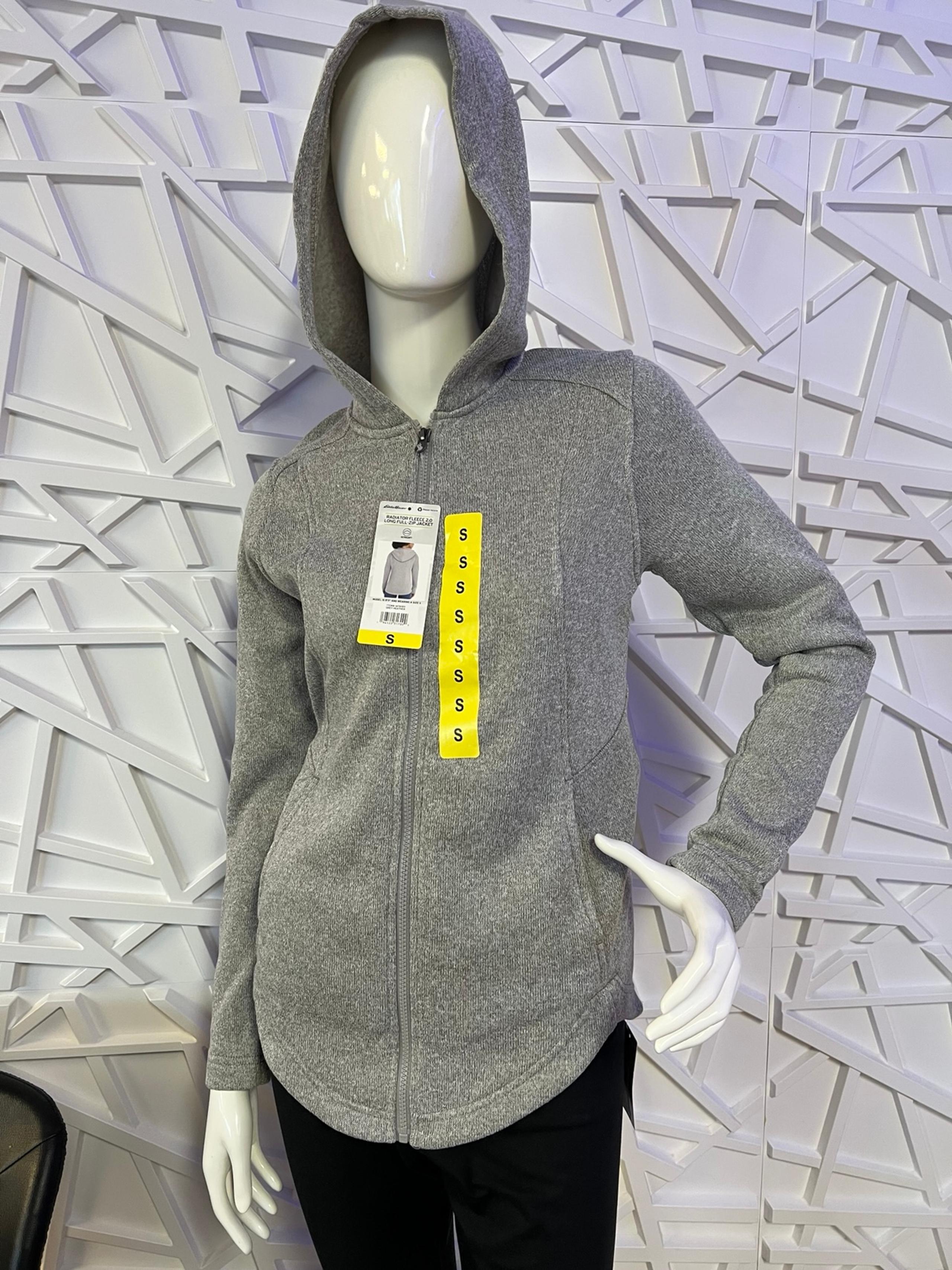 Eddie Bauer Radiator Fleece 2.0 long full -zip jacket size S