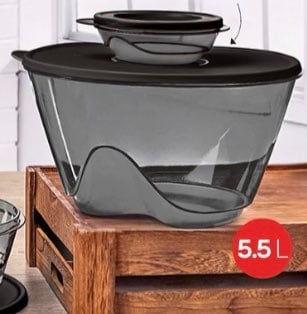 Tupperware Jumbo Bowl Novel Set of 2