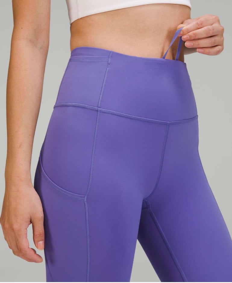 Lululemon Fast and Free High-Rise Tight 25 Charged Indigo