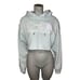 The North Face Womens Green Mist Coordinates Crop Drop Pullover Hoodie Large NWT