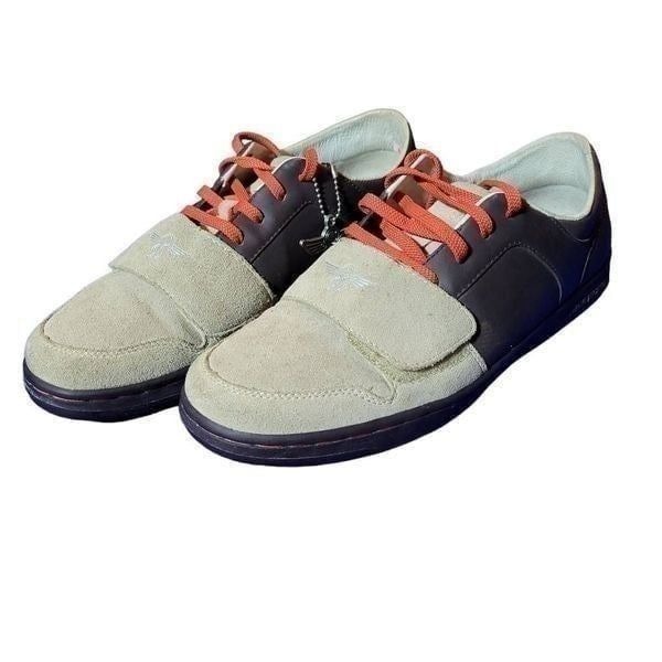 Creative Recreation Premium Cesario Lo Khaki/Brown/Papaya Color Leather Shoes .