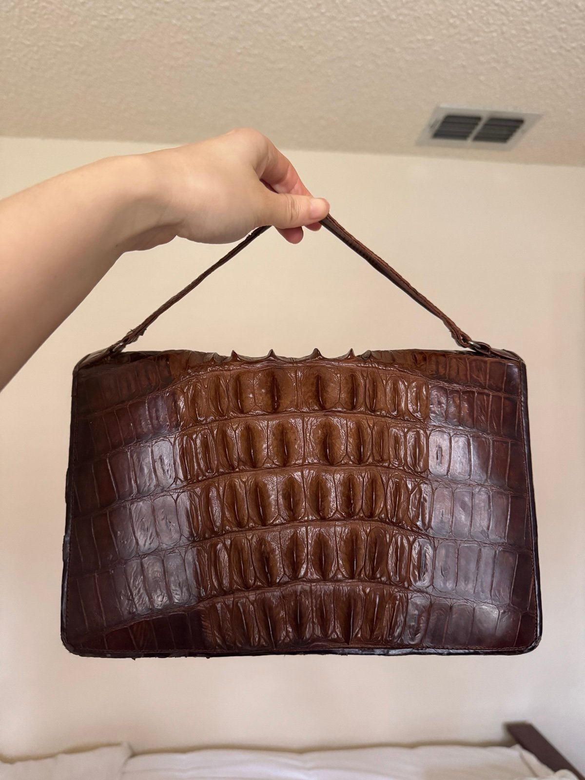 Vintage crocodile bag