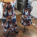 Mother daughter chicken print apron set