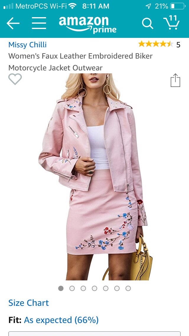 2 piece Motorcycle Jacket and Skirt
