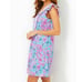 Lilly Pulitzer Joan Tunic Dress Celestial Blue Seek and Sea Women’s Sz S