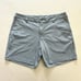 Lululemon Chambray Blue Commission Classic-Fit Short 7 Warpstreme Flat Front 36