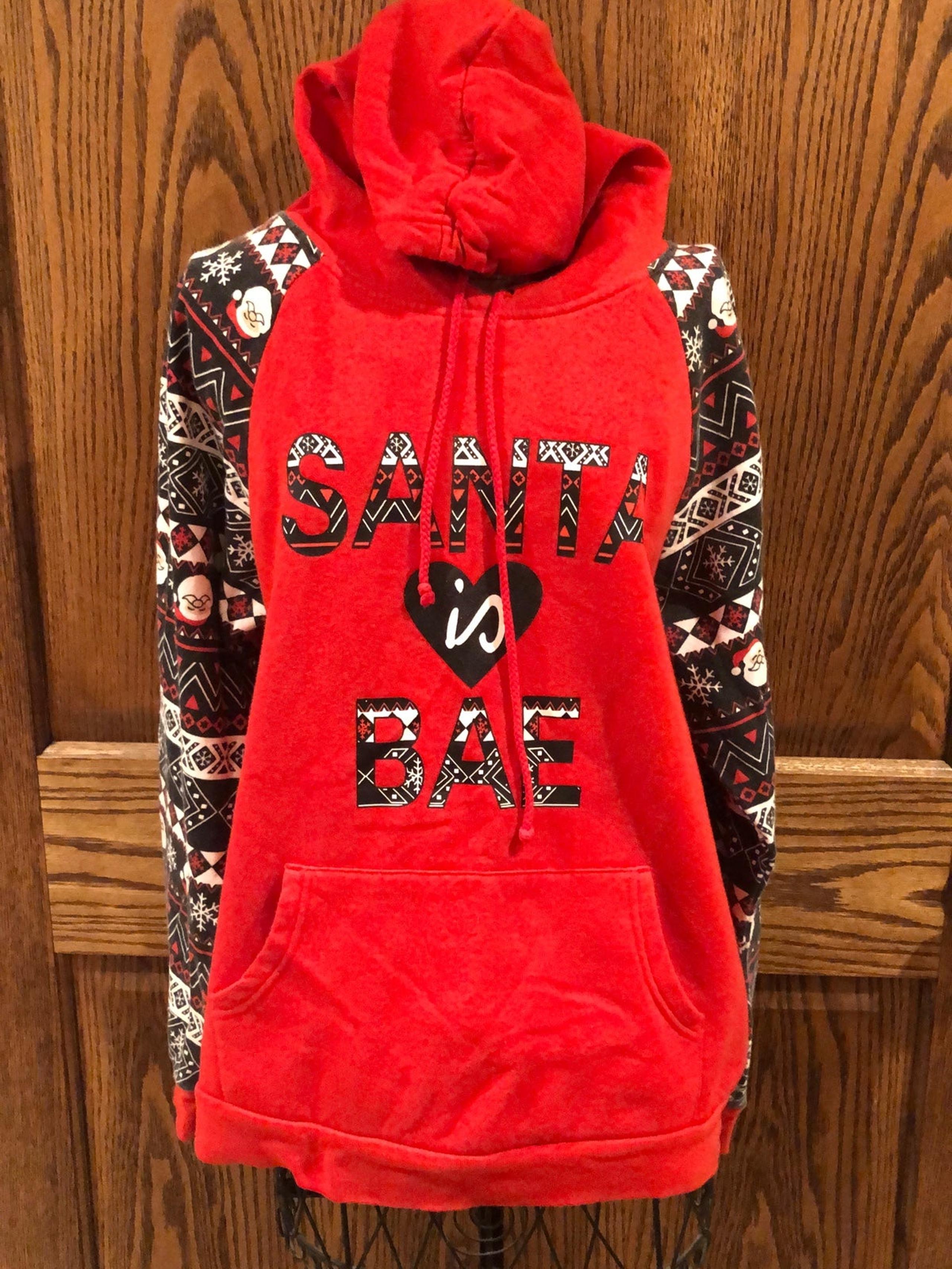 Christmas hoodie “Santa is Bae”