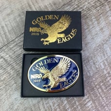 NIB 2010 NRA Golden Eagles Belt Buckle