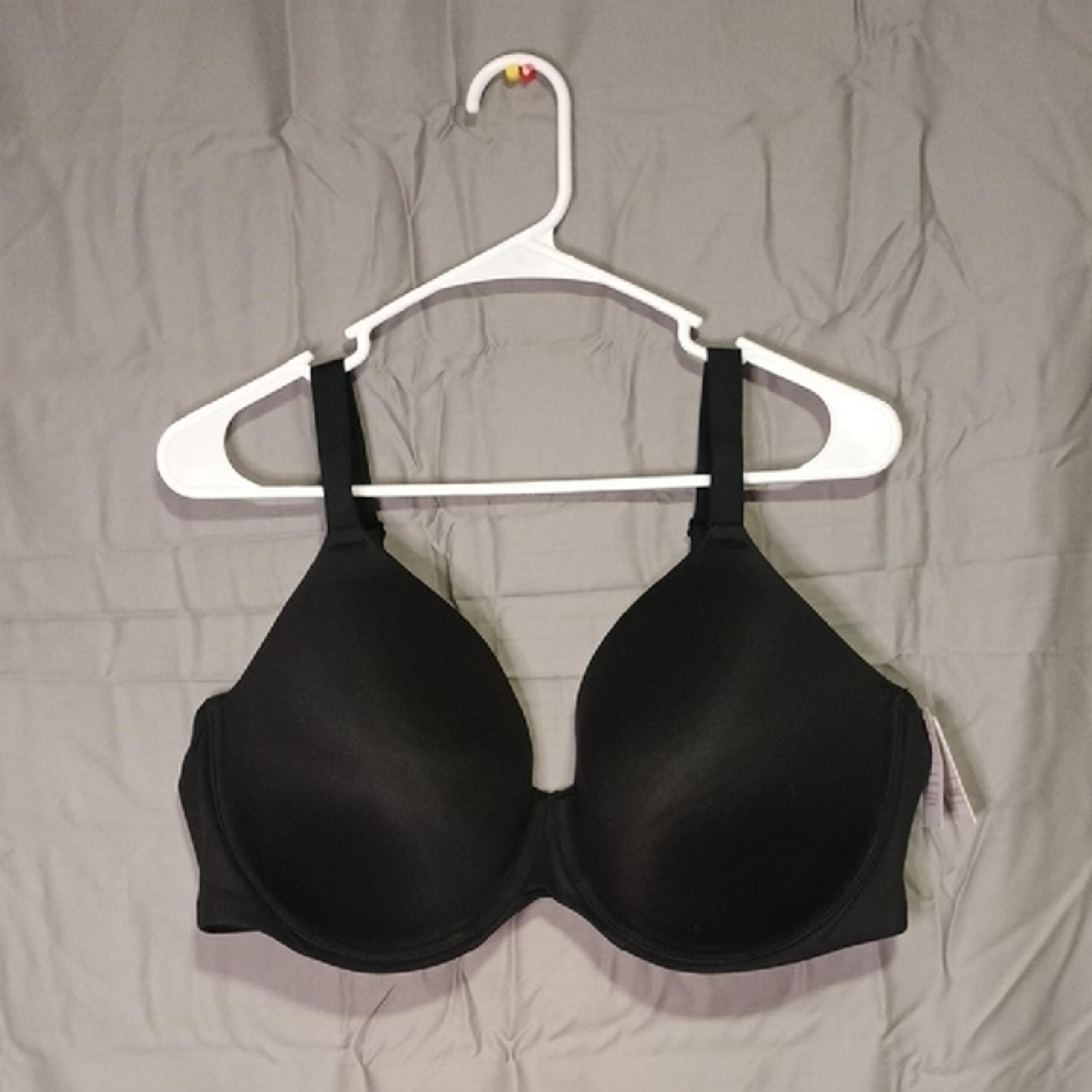 Auden Black Full-Coverage Bra with Molded Cups 44DD