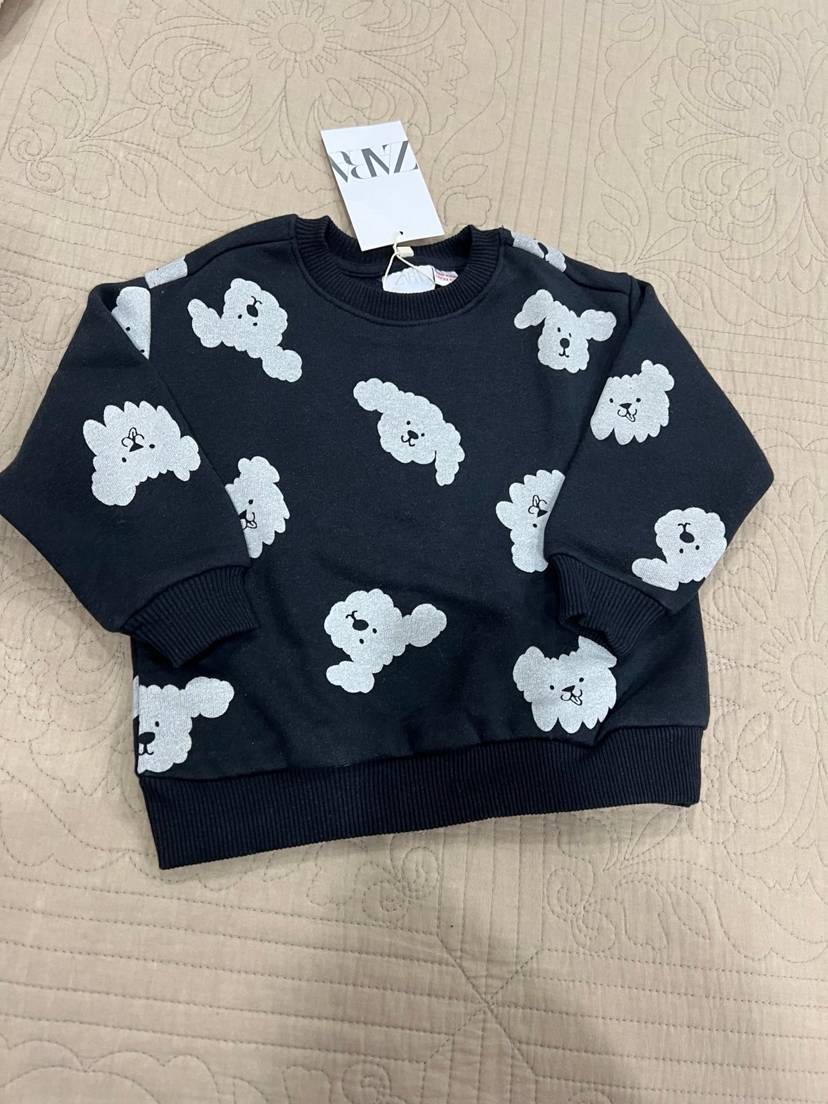 New Zara Dog Sweatshirt
