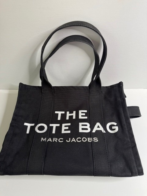 Marc Jacobs Large Canvas Tote Bag – Black
