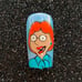 Handpainted Family Guy Press on Nails