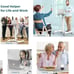 Mobile Laptop Desk, Small Mobile Standing Desk Adjustable Height, Portable