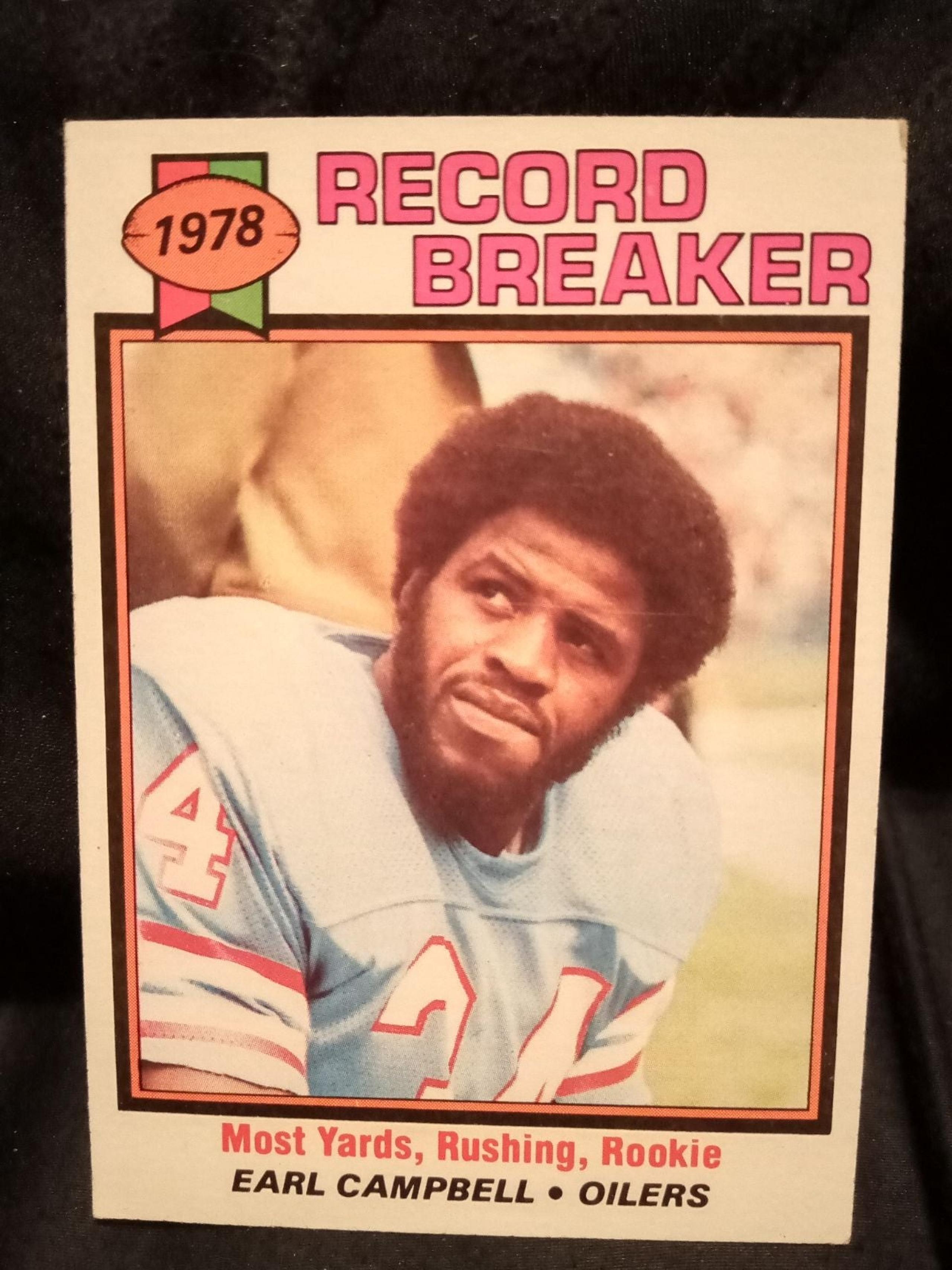 Earl Campbell 1979 Topps Record Breaker