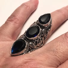 Tanzanite 925 Sterling Silver Ring