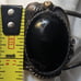 Vintage Black Stone Cuff Bracelet