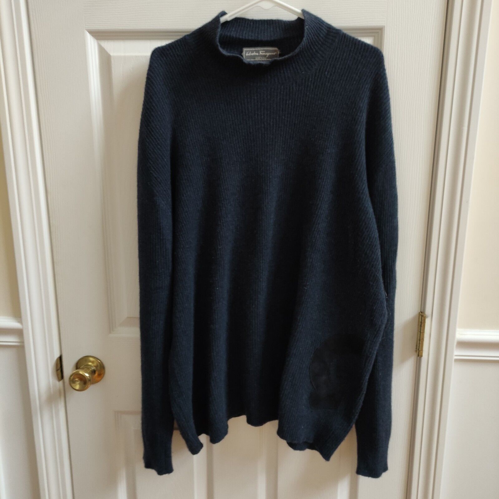 Salvatore Ferragamo Wool Cashmere Blend Sweater Men's XL