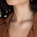 28 Womens 14K White Gold Chain Link Necklace 14 Karat Silver 28 inch Jewelry