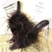 Free People Jeffrey Campbell Daisy Feather Sandal Lucite Heel Brown