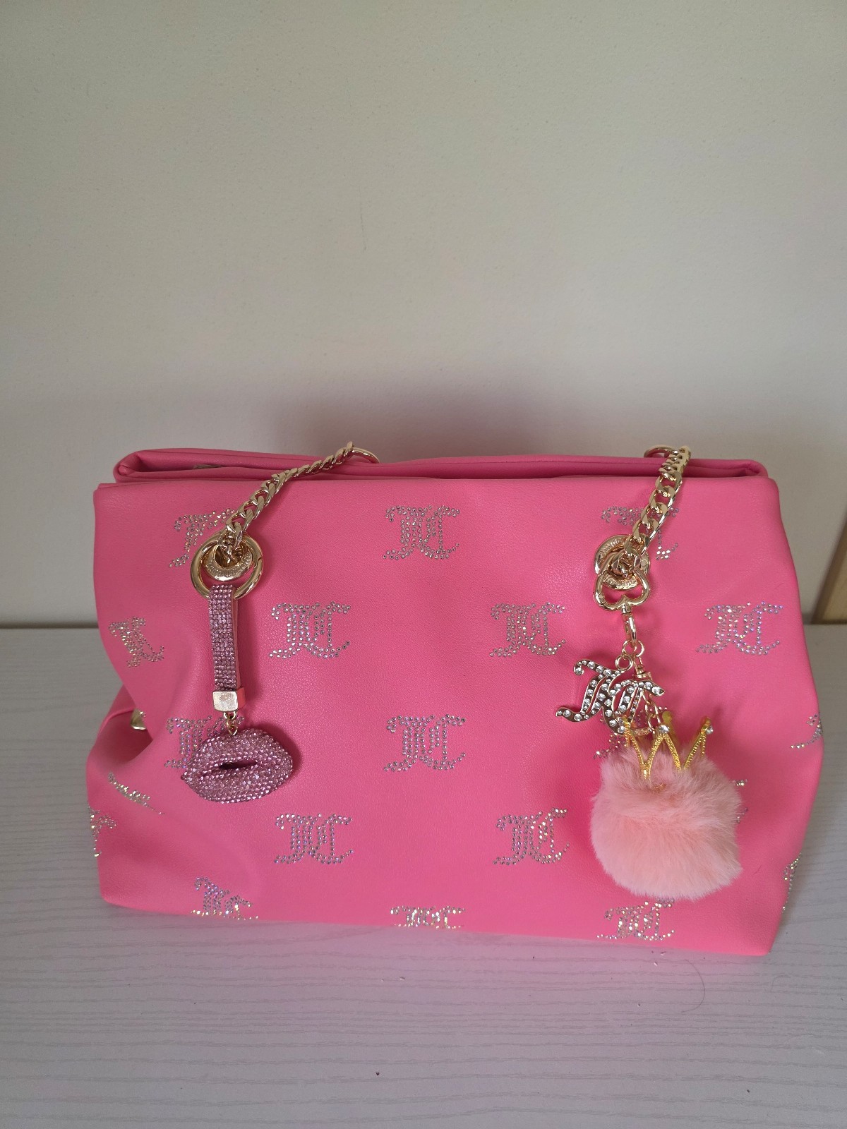 Juicy couture hot pink bag