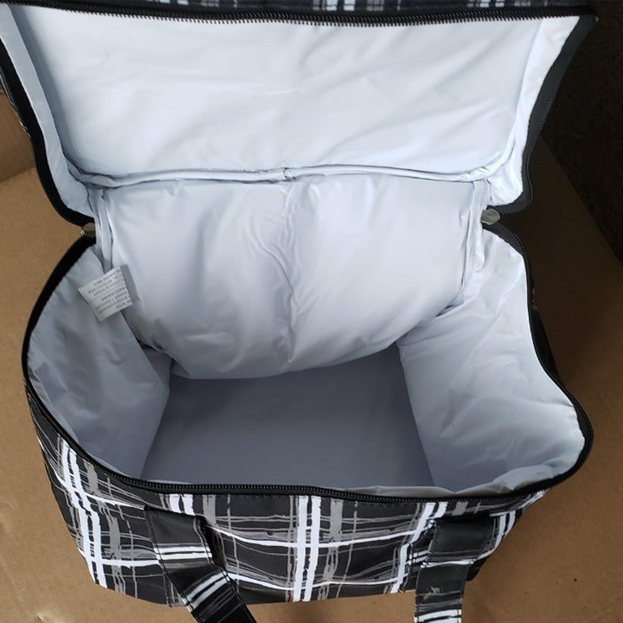 Cool! Insulated Cooler Tote by Home Ease | New Approx. Size 11"x8"x9" Hold 192oz