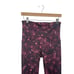 NWOT Spanx Booty Boost® Active Printed 7/8 Legging Wine/Orange Tie Dye L