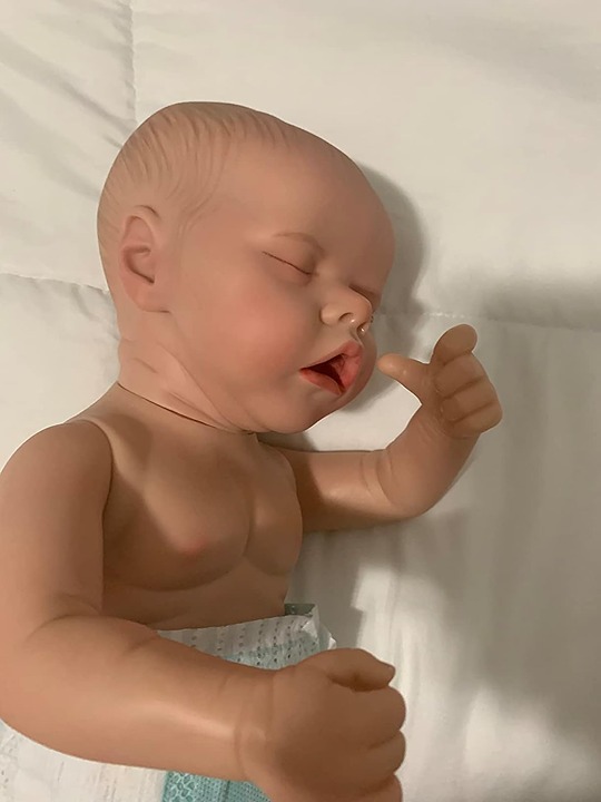 17-Inch Baby Soft Body Realistic-Newborn Baby Dolls Full Vinyl Body