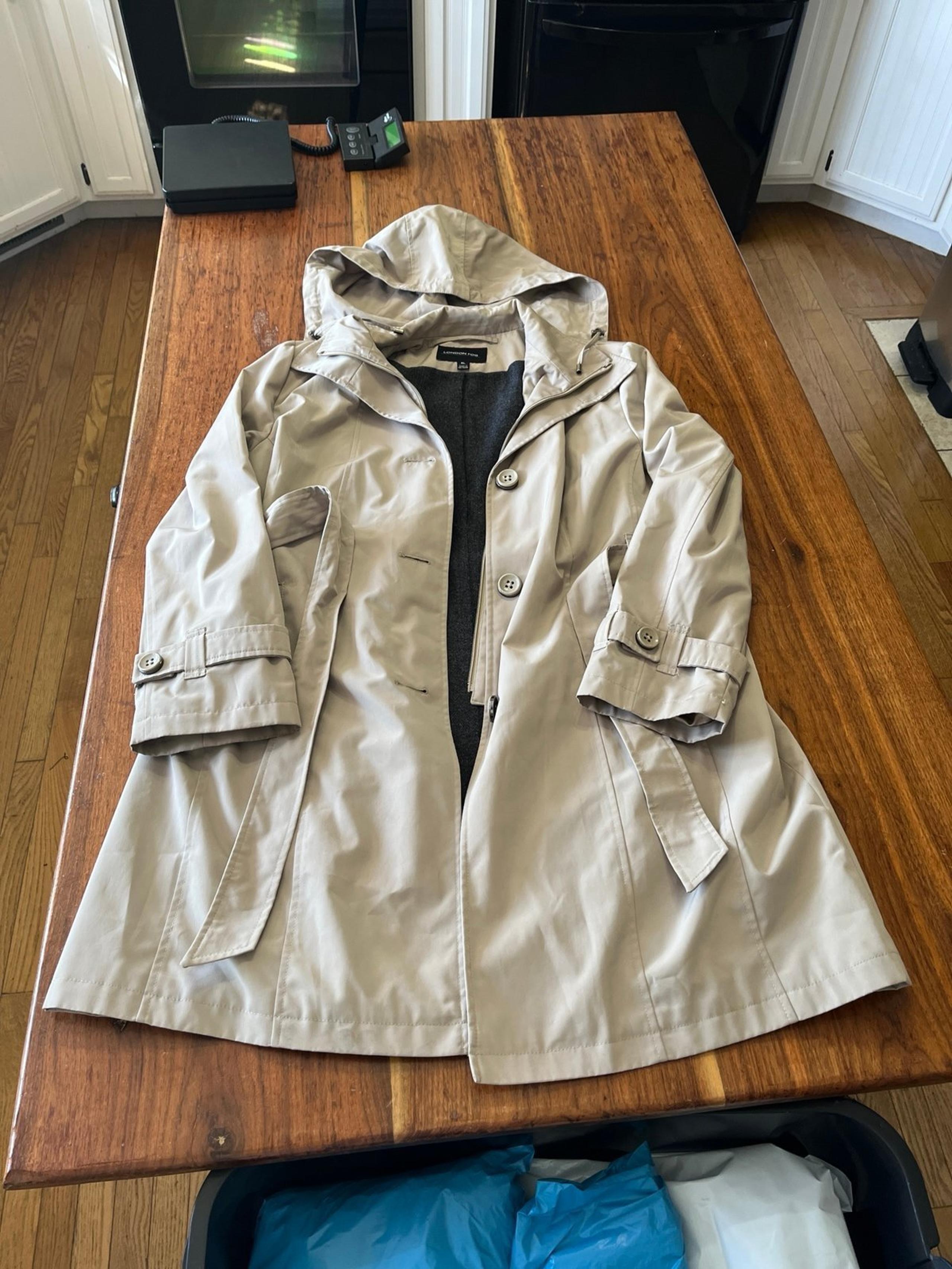 London Fog Trench Coat size XL