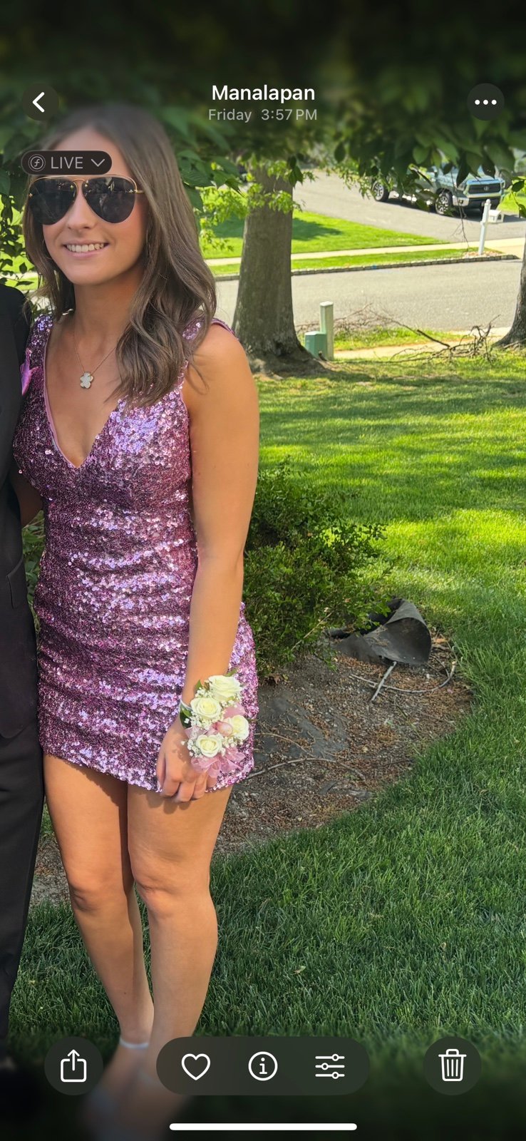 Jovani sequin mini dress