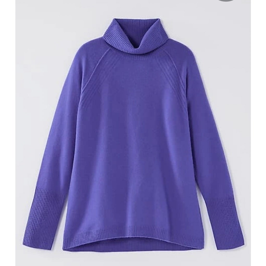 NWT JJILL Cashmere Cowl-Neck Sweater size S