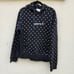 SUPREME Women x Comme des Garcons 2012SS Box Logo Polka Dot Hoodie Black White M