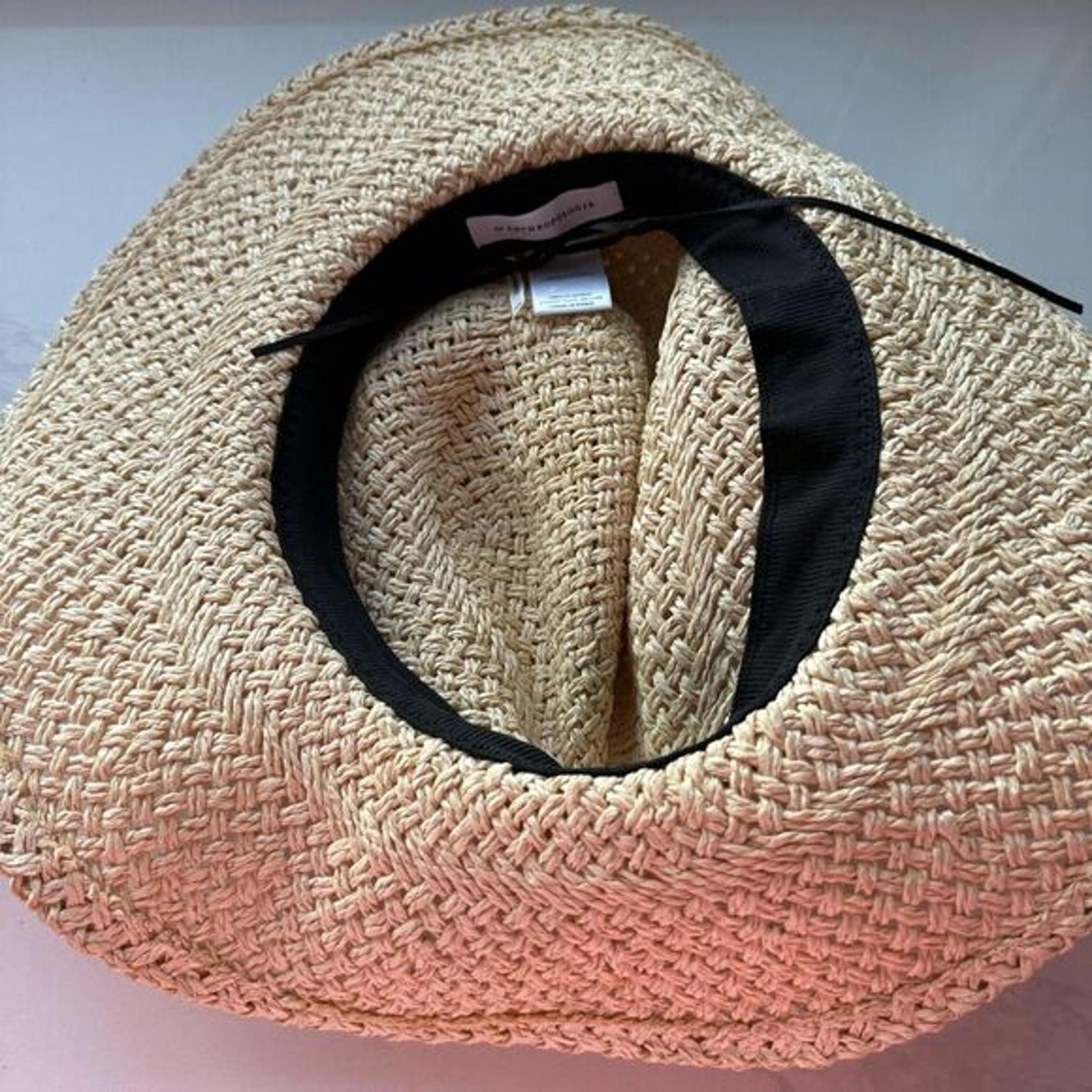 Anthropologie Classic Beach Vacation Classic Straw' Bucket Hat One Size Women