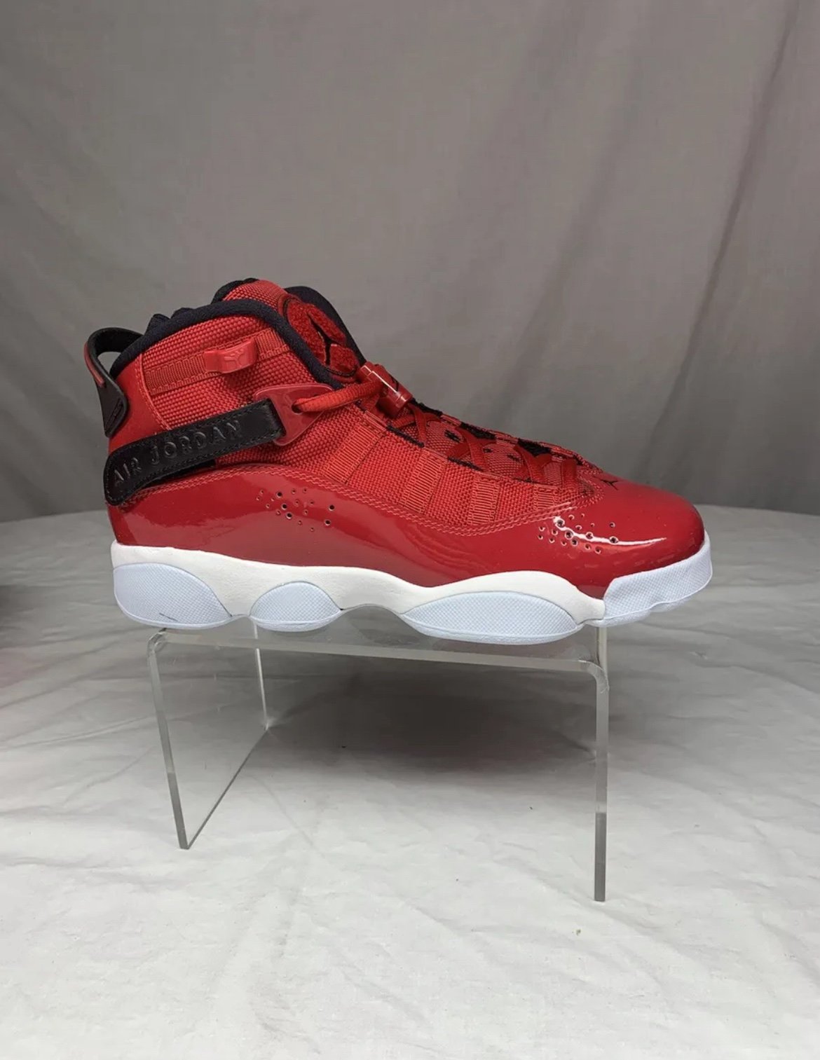 Jordan 6 Rings Gym Red Black White 323419- 601 Grade School Size 4