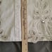 Why White Denim Suit Wo's Sz 8 Rhinestone Embroidered Laced Diamond Pearl Accent