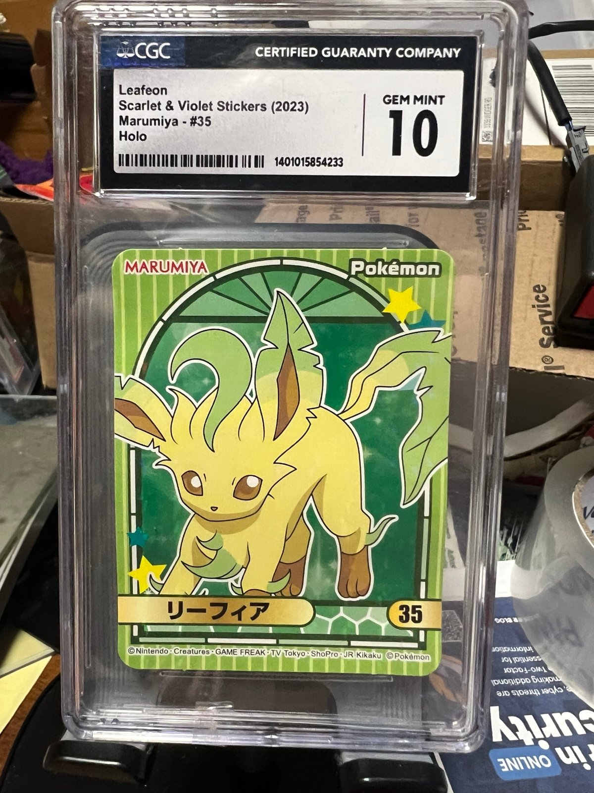 2023 Marumiya sticker leafeon cgc 10