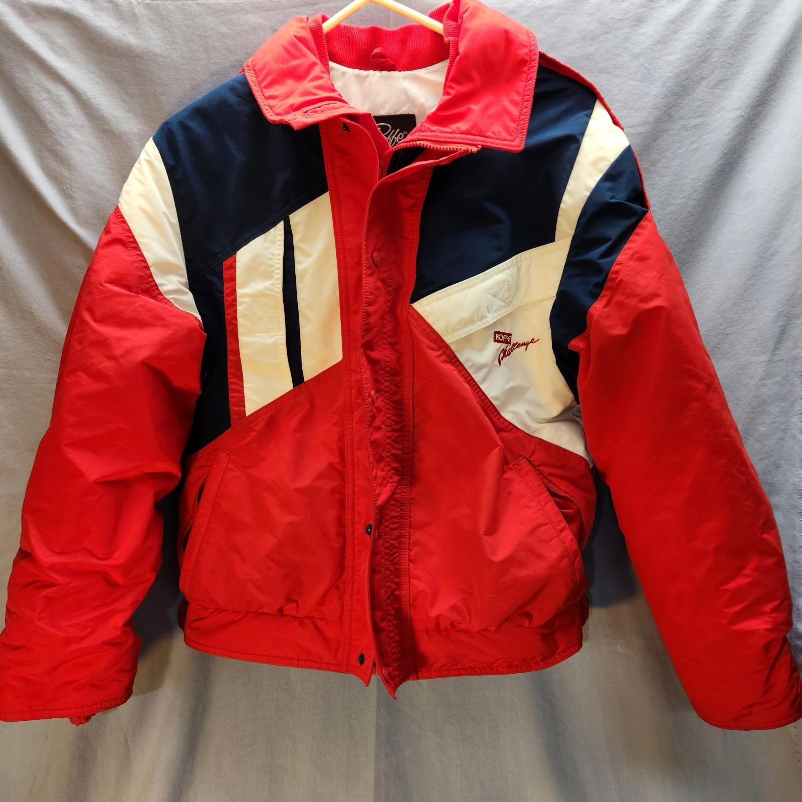 Vintage 80s Roffe Togiak Ski Jacket Mens Size Medium