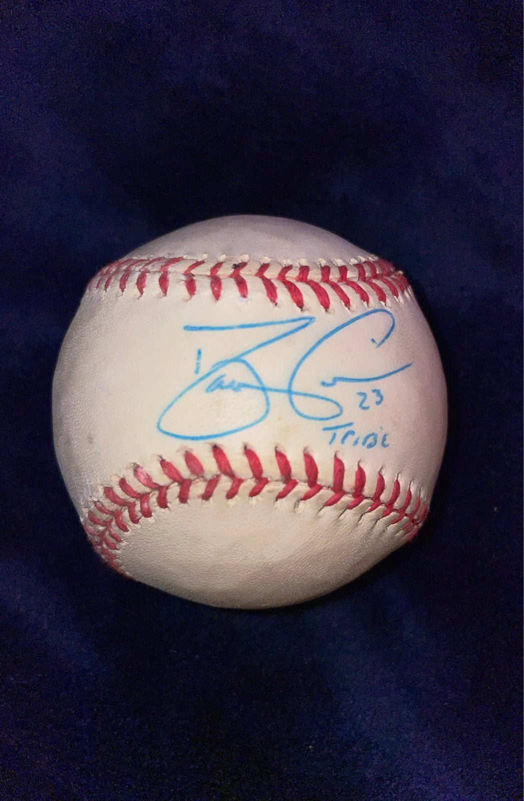 signed baseball