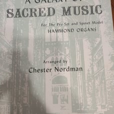 A Galaxy of Sacred Organ Sheet Music (Book Two)