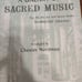 A Galaxy of Sacred Organ Sheet Music (Book Two)