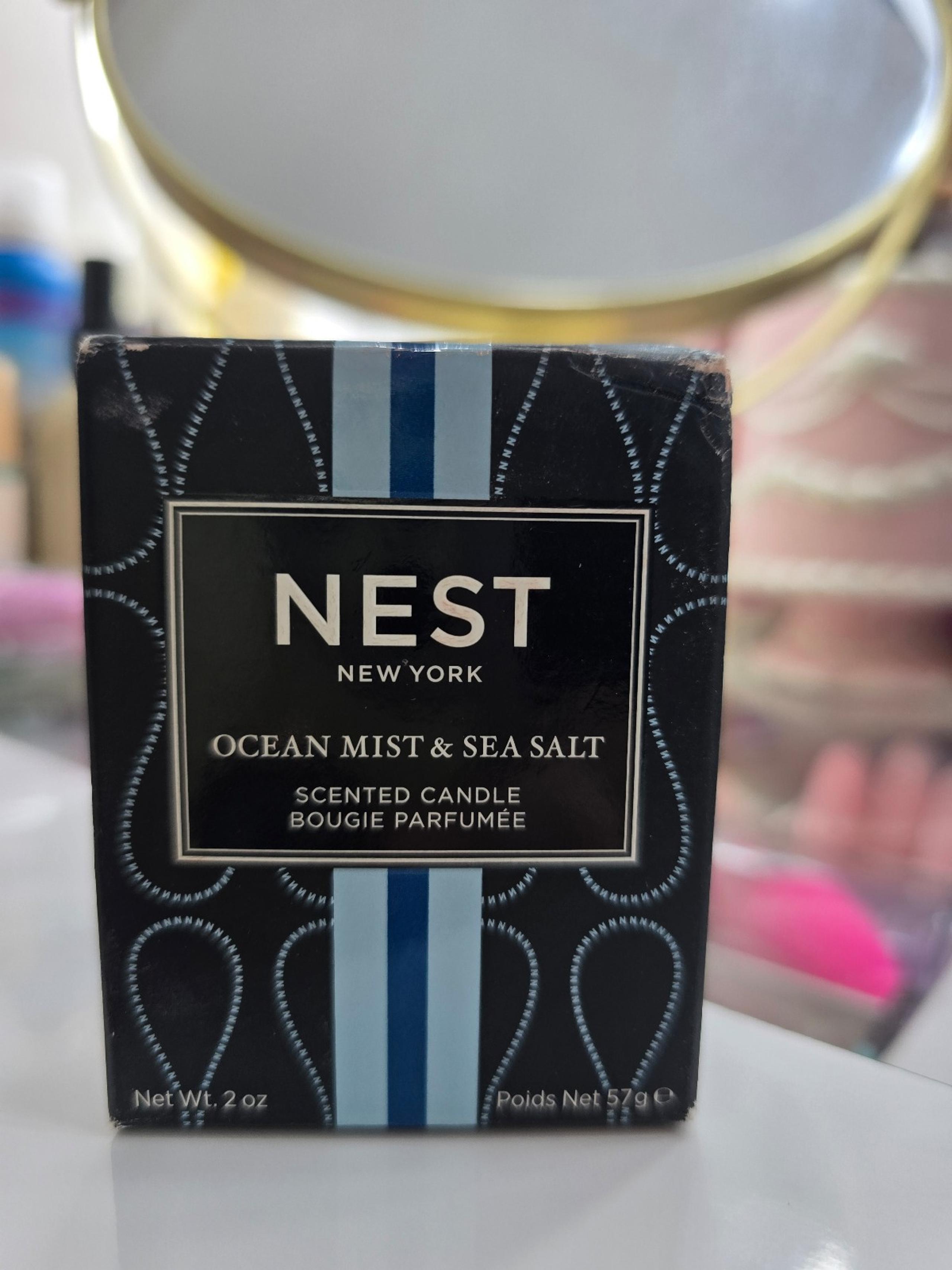 Nest candle ocean mist and sea salt