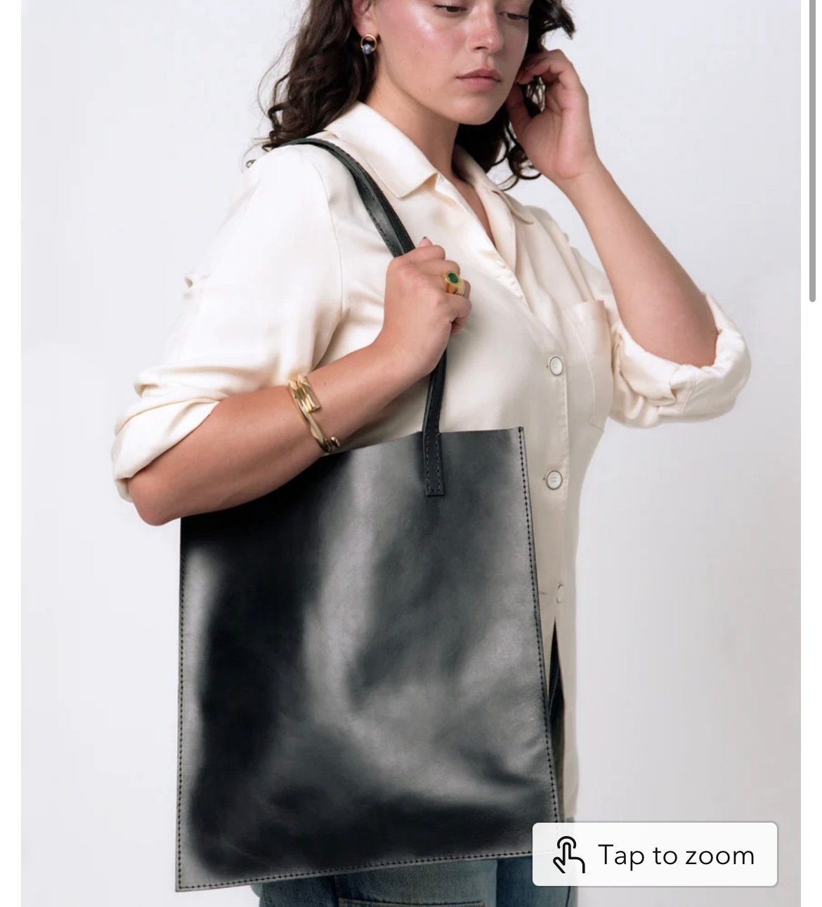 Raven and Lily leather tote