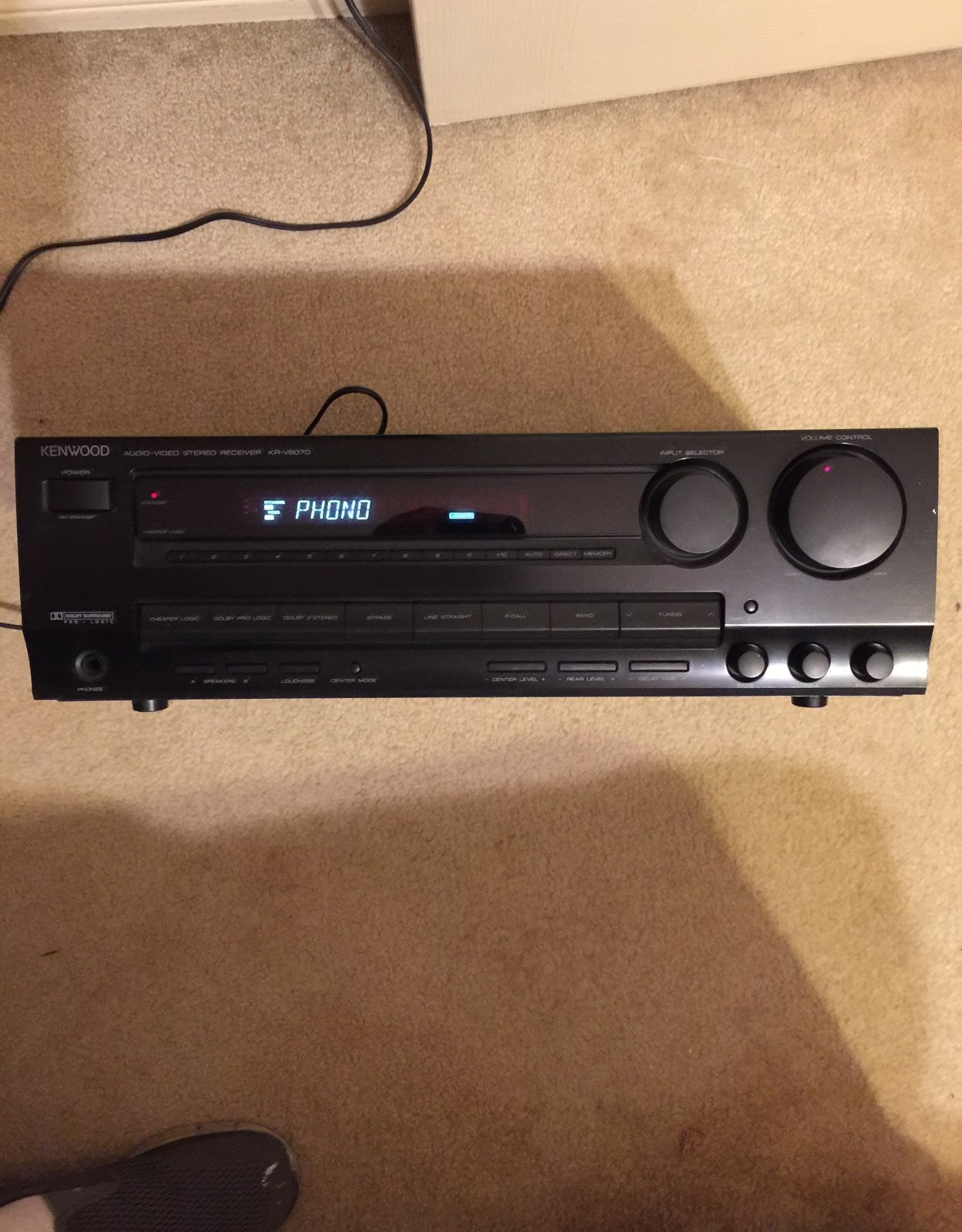 Kenwood Receiver - model KR-V6070, no re